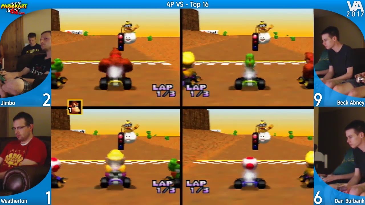 Mario Kart 64 Tournament - VA 2017 Top 16