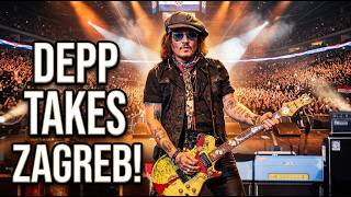 Johnny Depp Takes Over Zagreb! Hollywood Vampires Bring Rock History to Croatia