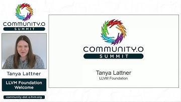 2021 Community.o Summit: LLVM Foundation Welcome
