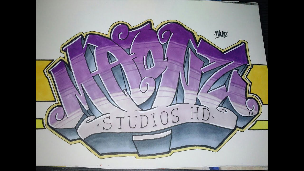 Graffiti Speed Art - Maonz - YouTube