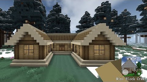 Mini Block Craft || How to build a simple survival house || part-24 ||