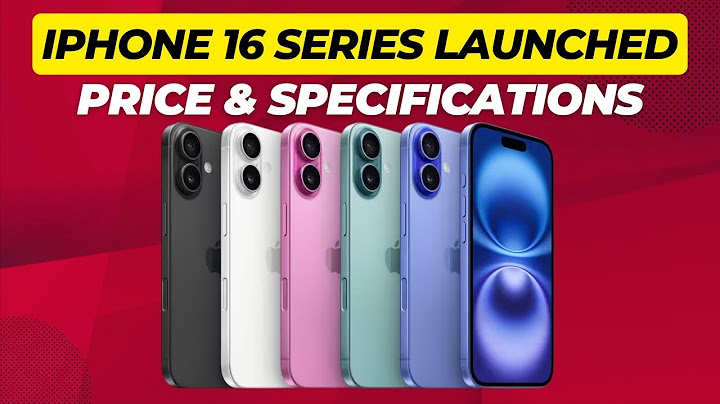 iPhone 16 Series Launched! Prices & Specifications