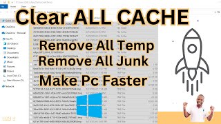 How to Clear ALL CACHE & JUNK From Windows 10 & Windows 11 (Easy Way )