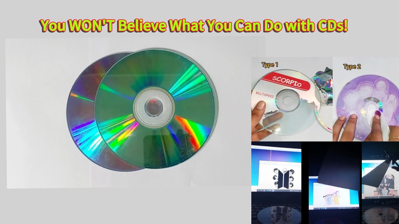 Remove Cd R Logo How to Remove CD Foil & What to do with transparent CDs - YouTube