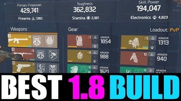 THE DIVISION - BEST PVP DAMAGE & DPS BUILD IN PATCH 1.8! STRONGEST DAMAGE BUILD AFTER PATCH 1.8