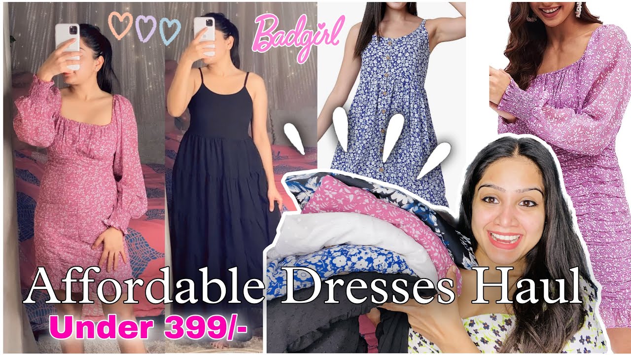 Birthday Dress haul Starting ₹ 399/ Summer Spring Dresses haul