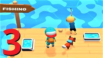 🏕️ Camping Land 🎣 GAMEPLAY Part 3 Unlocked Fishing and Restaurant Areas (Android, iOS)