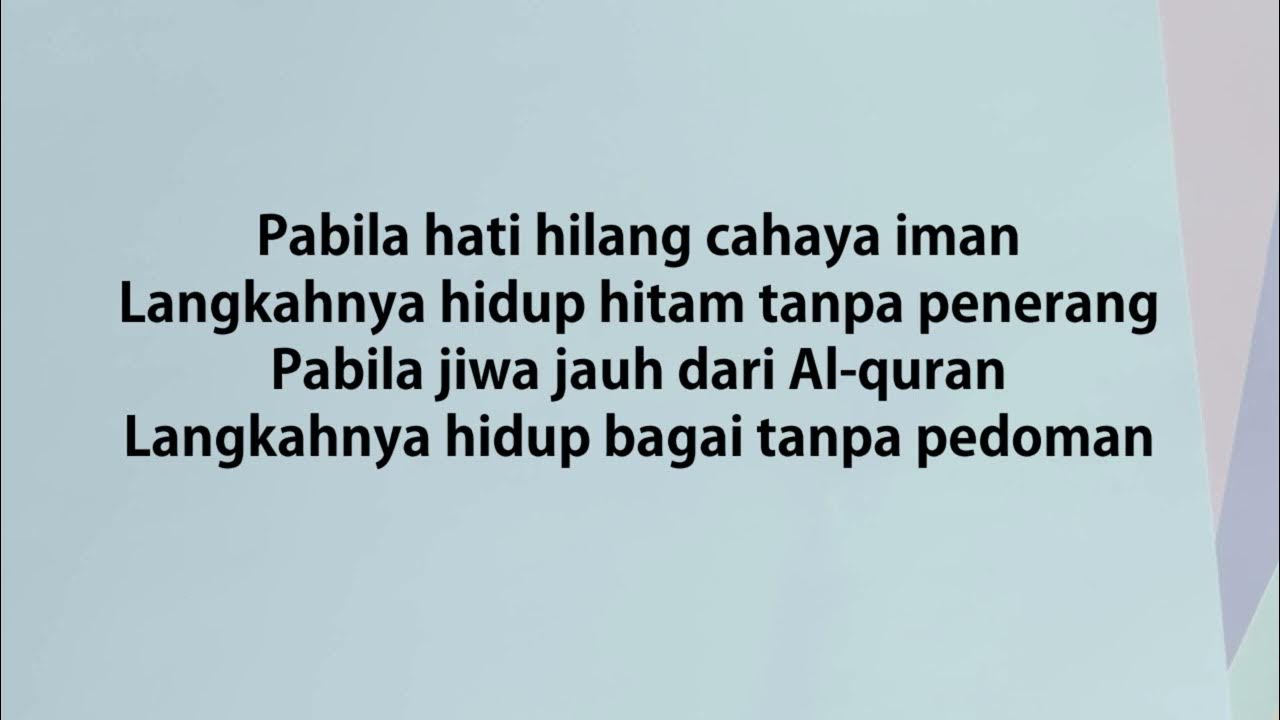 Opick - Shollu Ala Muhammad - Lirik River Opick - Shollu Ala Muhammad - Lirik River