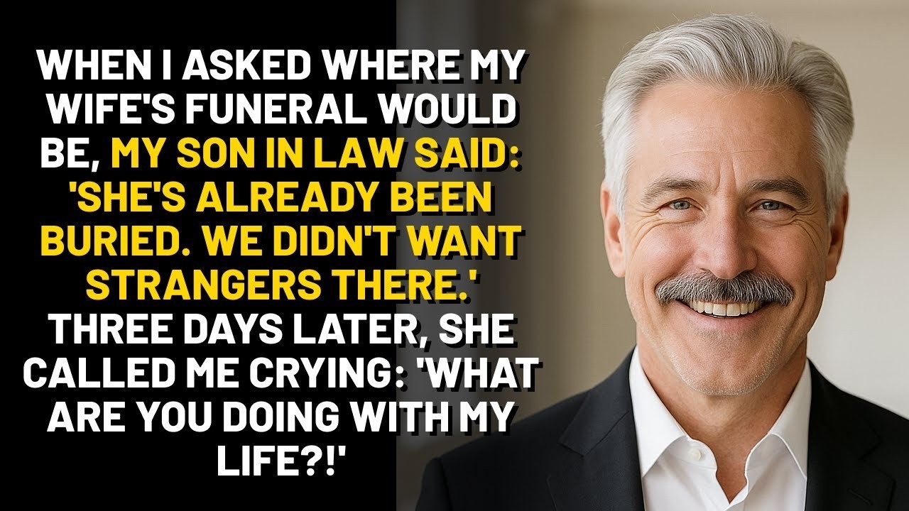 When I asked what time my wife’s funeral would be, my son in law replied, “She’s long gone