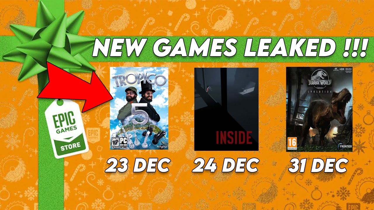 Updated list of the Upcoming Free Games By Epic Games leaked