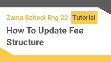 How to update fee structure |School ‎Management Software| |ENG Version|‎