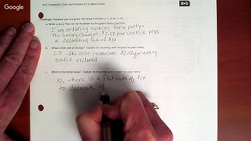 Module 5 - Grade 8 - Lesson 6 - Interpreting Rate of Change and Initial Value