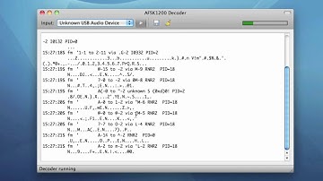 Qtmm soundcard modem receiving AO-27 telemetry
