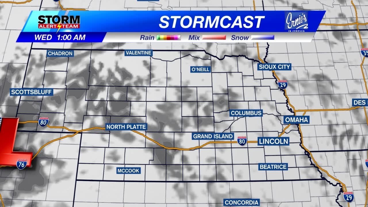 Spotty rain chances later this week - YouTube