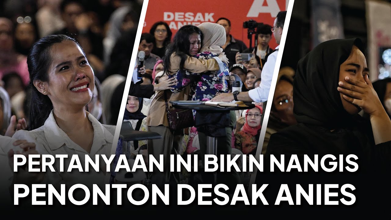 Pertanyaan Ini Bikin Nangis Penonton Desak Anies