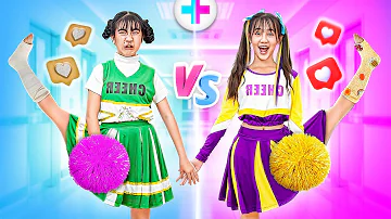 Popular Cheerleader Vs Unpopular Cheerleader! Who Will Be The Best Cheerleader In Hospital