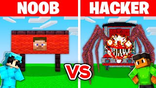 NOOB vs HACKER: I Cheated In a ChooChoo Charles Build Challenge!