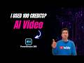100 AI Credits in PowerDirector 365 🎬I Created THIS (Full Breakdown + Best Uses)