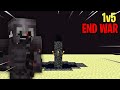 1v5 END WAR can I win ? | pojav launcher and java edition