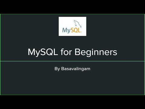 MySQL for Beginners - YouTube