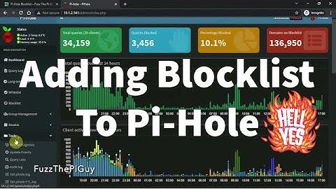 Pi-Hole  |  Adding Blocklist To PiHole  |  Blocking ADs Across Your Network