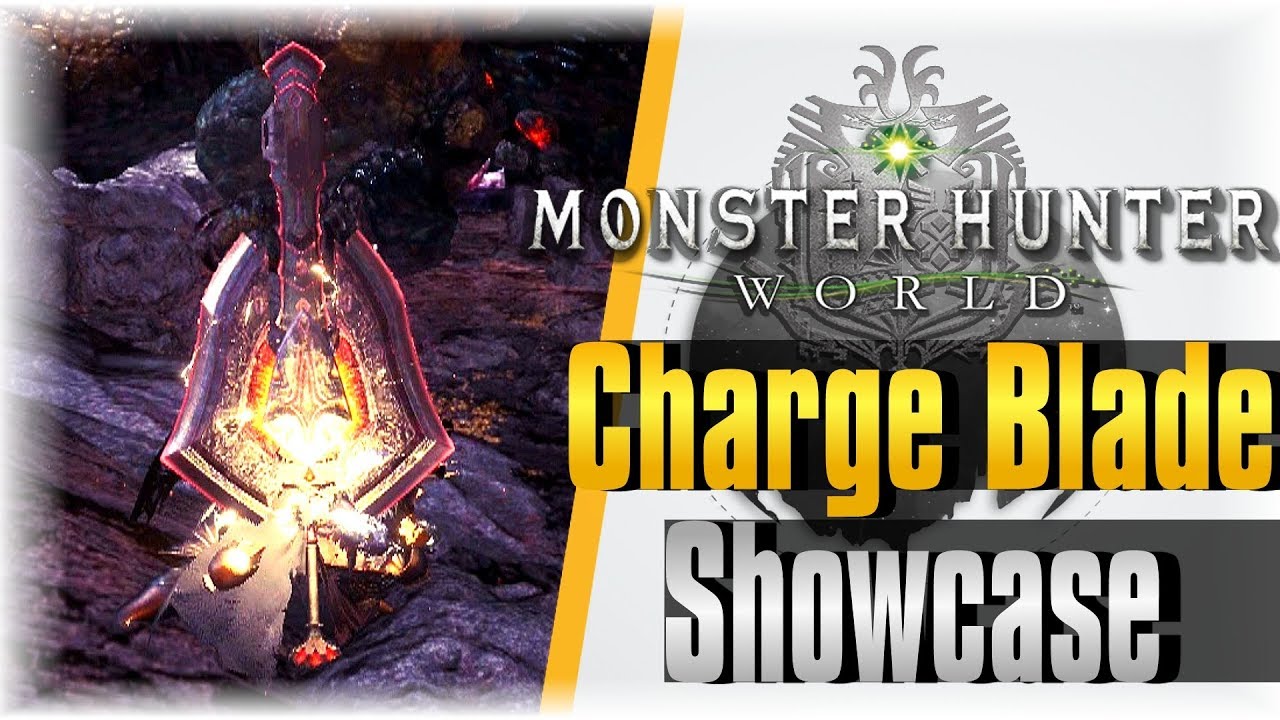 Charge Blade Showcase Monster Hunter World 28 Avenging Magda Manus Youtube