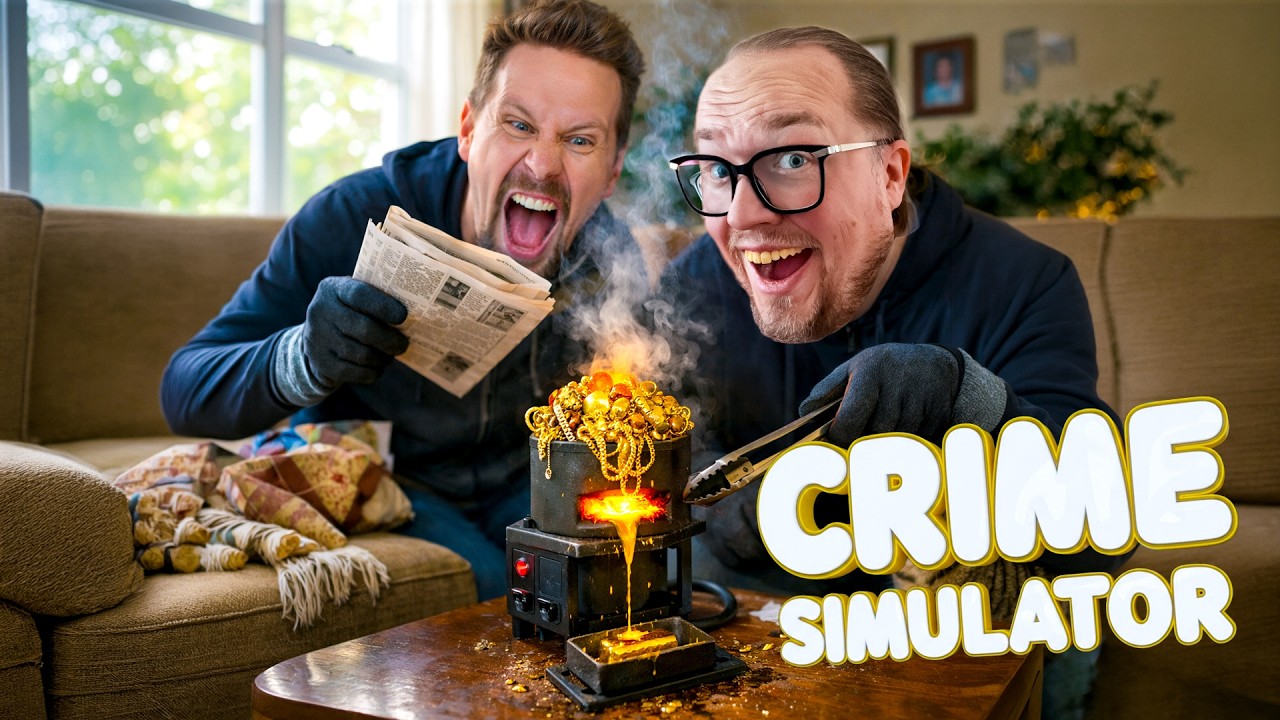 SMÄLTER GRANNARNAS GULD! - Crime Simulator med ChrisWhippit