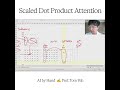 Scaled Dot-Product Attention by hand ✍️