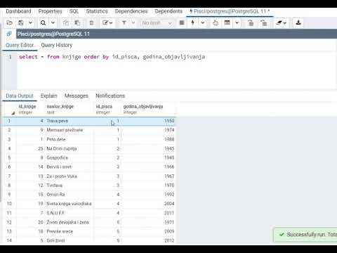 4. Sortiranje po više kolona SQL (klauzula ORDER BY) - YouTube
