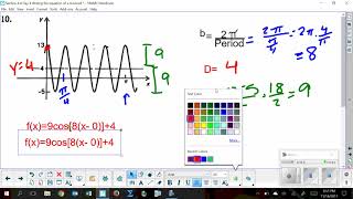 Section 4 4 Writing Equations of Sinusoidal Graphs