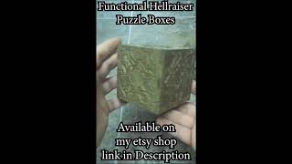 Handmade Functional Hellraiser Puzzle Boxes