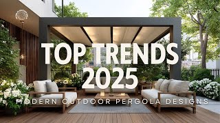 Elegant Modern Outdoor Pergola Designs for Garden, Rooftop & Terrace