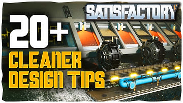 20+ Tips voor een schoner fabrieksontwerp | Satisfactory Update 5