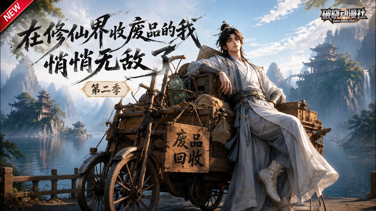 MULTISUB📢新番上线《在修仙界收废品的我，悄悄无敌了》第2季丨修仙捡破烂起家，废丹残器一键炼化至宝，一路碾压仇敌登顶仙界！#最新漫剧 #破晓动漫社