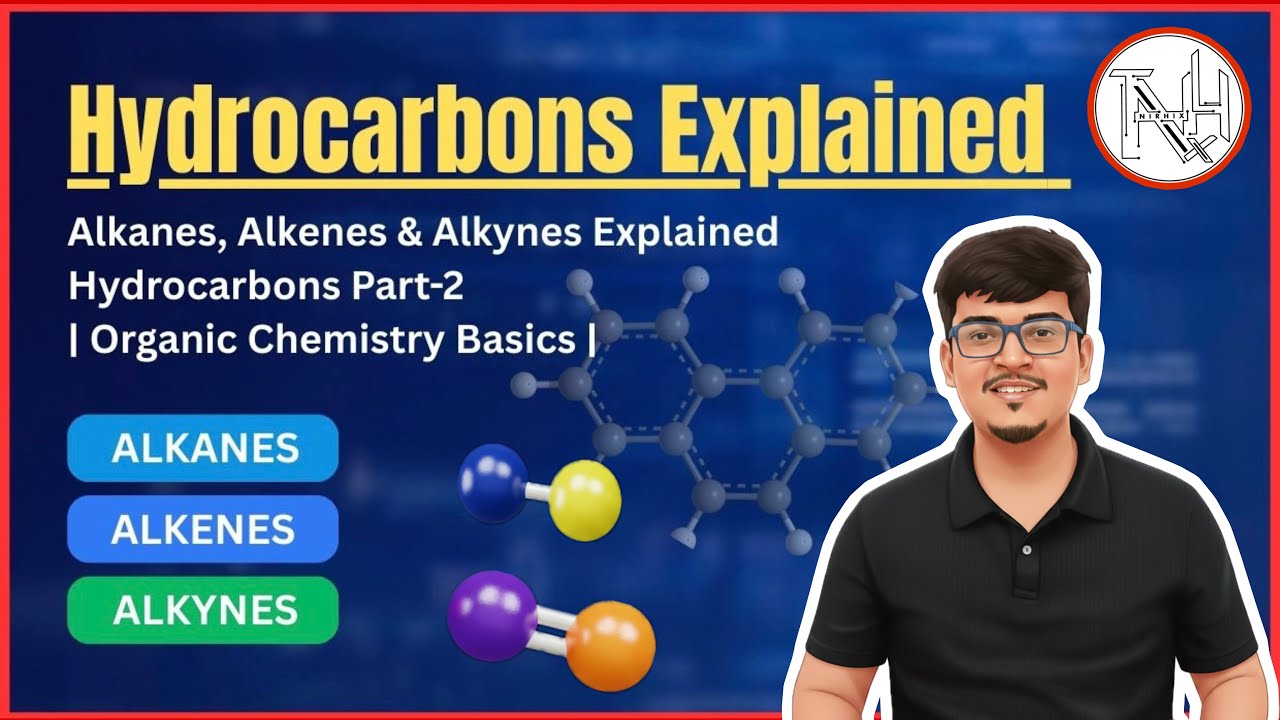 Alkanes, Alkenes & Alkynes Explained | Hydrocarbons Part-2 | Organic Chemistry Basics