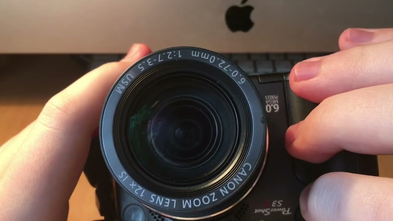 Фотоаппарат Canon power shot s3 is - YouTube