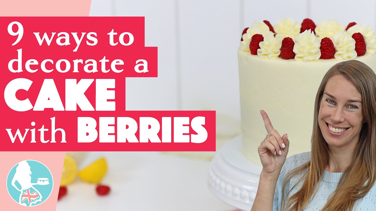 9 способов украсить торт ягодами