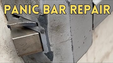 Hoe repareer je een paniekstang-randslot?