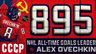 🏒39 YEAR OLD ALEX OVECHKIN CELEBRATES  GOAL RECORD THAT STOOD 31 YEARS #nhl