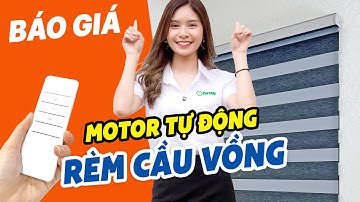 Giá rèm cầu vồng tự động thông minh bao nhiêu 1 bộ - Rèm cầu vồng hàn quốc điều khiển từ xa