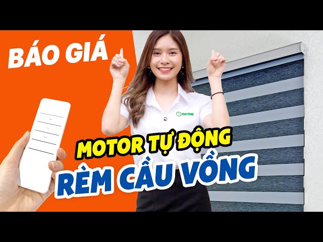 Giá rèm cầu vồng tự động thông minh bao nhiêu 1 bộ - Rèm cầu vồng hàn quốc điều khiển từ xa