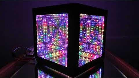 My DIY HyperCube - InfinityCube - When You Put A Rainbow Inside A Cube - Psychedelic Next Dimension