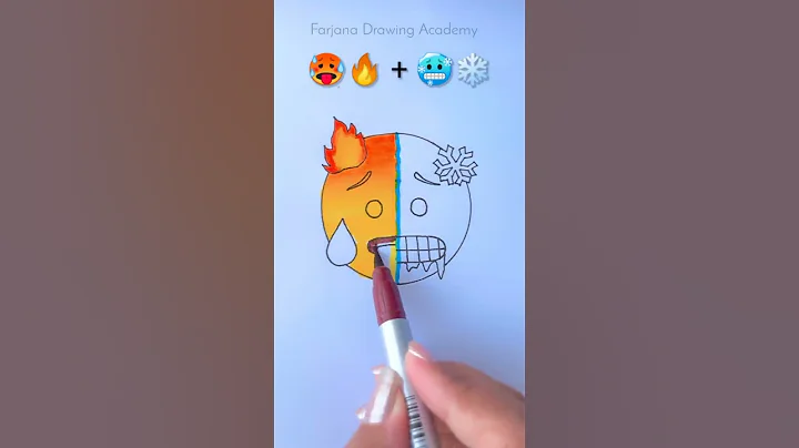 Hot🔥 + Cold❄️ || Emoji Mixing Satisfying Art  #creativeart  #satisfying - DayDayNews
