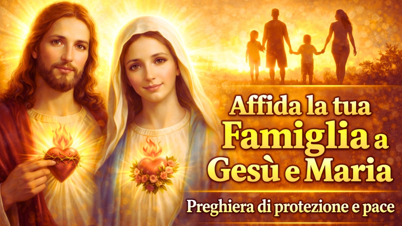 Affida la tua famiglia a Gesù e Maria 🙏 Preghiera di protezione e pace