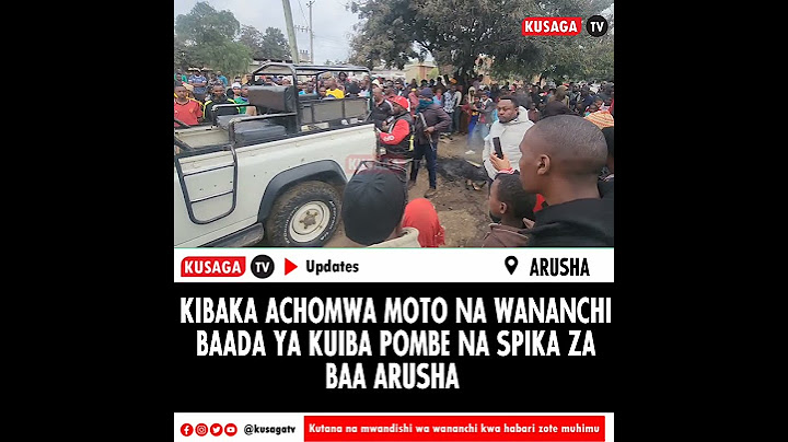 KIBAKA ACHOMWA MOTO NA KUTEKETEA BAADA YA KUIBA VINYWAJI NA SPIKA YA RADIO
