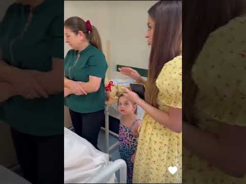 لحظة وصول ريتشو و ننوش الى المشفى فرحة عمي وحماتي بقدومنا مع ميرو العسل