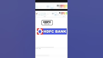 HDFC Bank Logo In MS paint 🎨 😍 #drawing #banklogo #art #creative #logodesign #mspaint #yt_anshiika