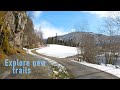 Virtual Run | Amazing Winter Nature Scenery | Snow Trails | Treadmill Workout | Treadmill Walk