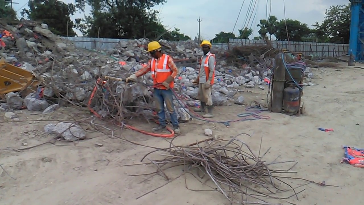 MAHATMA GANDHI SETU RE-CONSTRUCTION WORK GOING ON FASTLY, DEVELOPMENT OF PATNA BIHAR INDIA SOUTH ASI