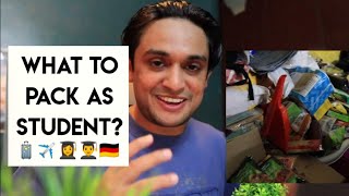 What things to pack as student going abroad to Germany